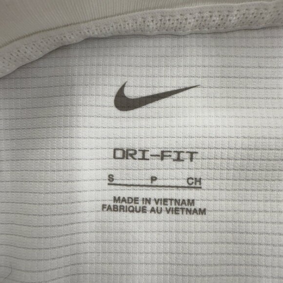 NIKE Golf Dri-Fit Men's Activewear Top Tennis Golf Pickleball, White Size S, NEW - Picture 4 of 11